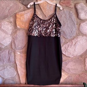 Torrid Black Sequin Dress